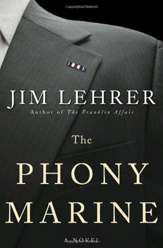 Book cover for "The Phony Marine" by Jim Lehrer