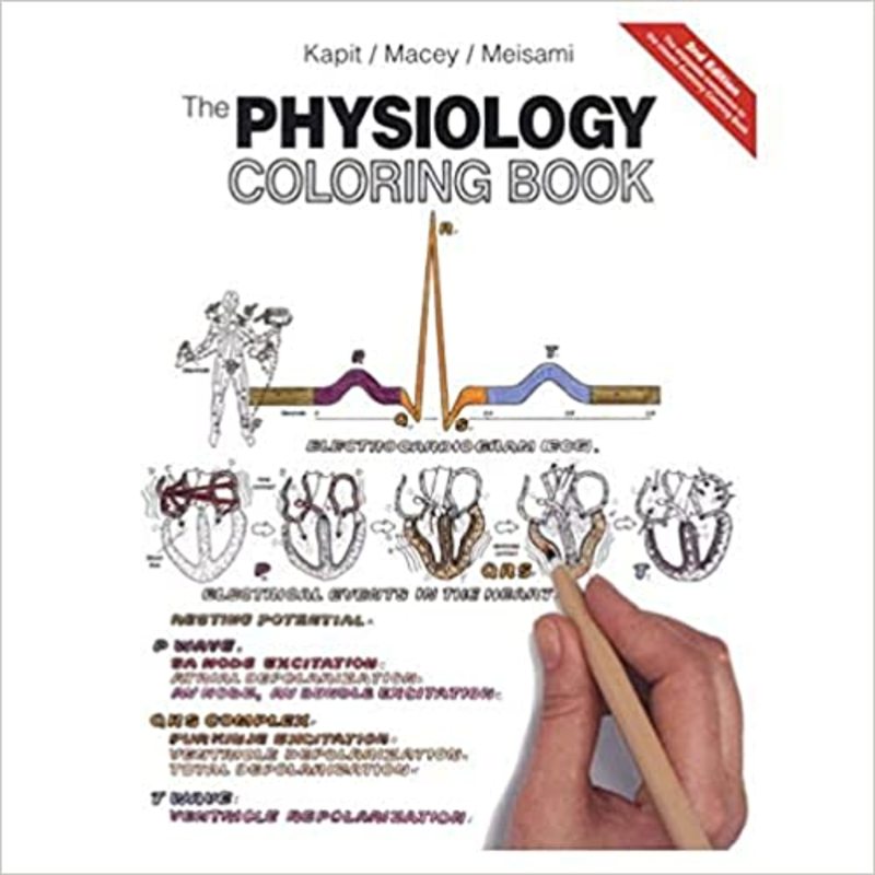 Book cover for "The Physiology Coloring Book" by Wynn Kapit