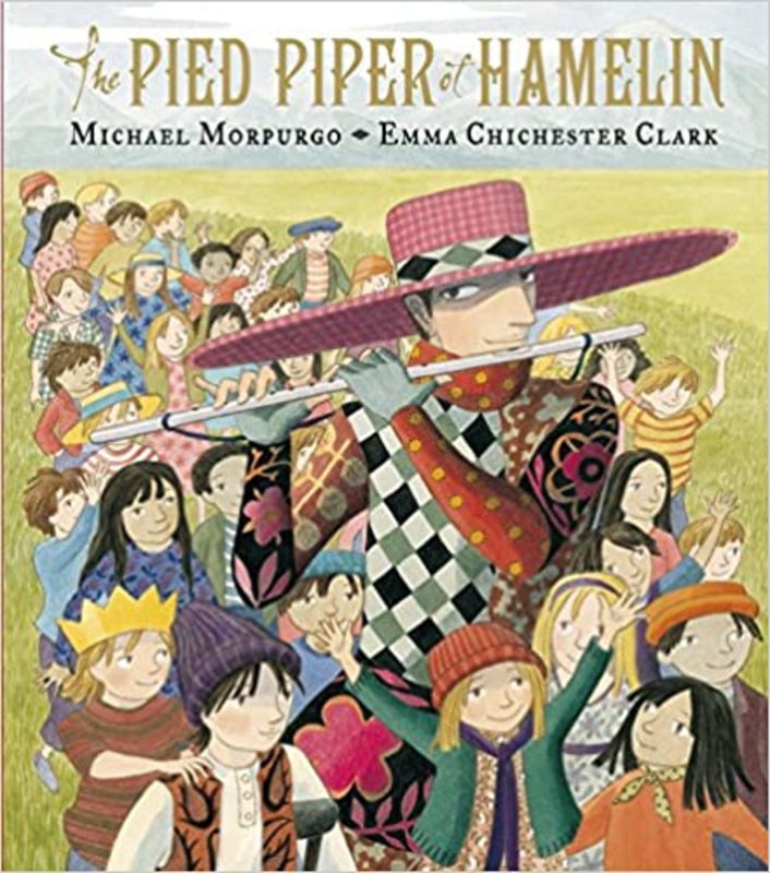 Book cover for "The Pied Piper of Hamelin" by Michael Morpurgo