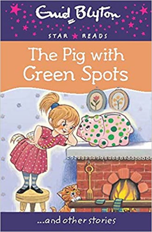 Book cover for "The Pig with Green Spots" by Enid Blyton