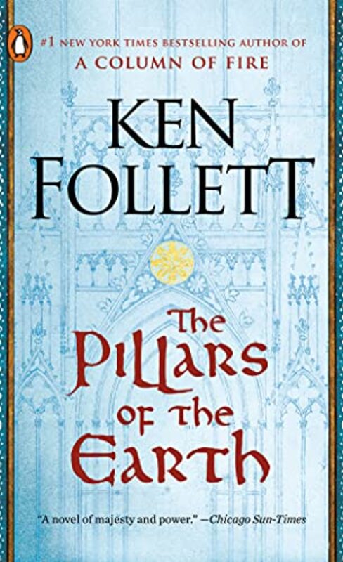 Book cover for "The Pillars of the Earth" by Ken Follett