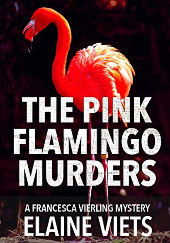 Book cover for "The Pink Flamingo Murders" by Elaine Viets