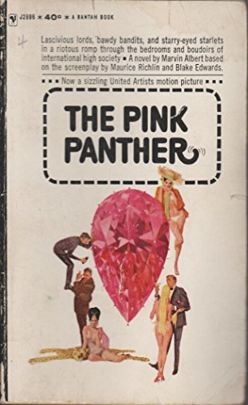 Book cover for "The Pink Panther" by Marvin H Albert