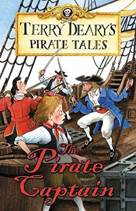 Book cover for "The Pirate Captain" by Terry Deary