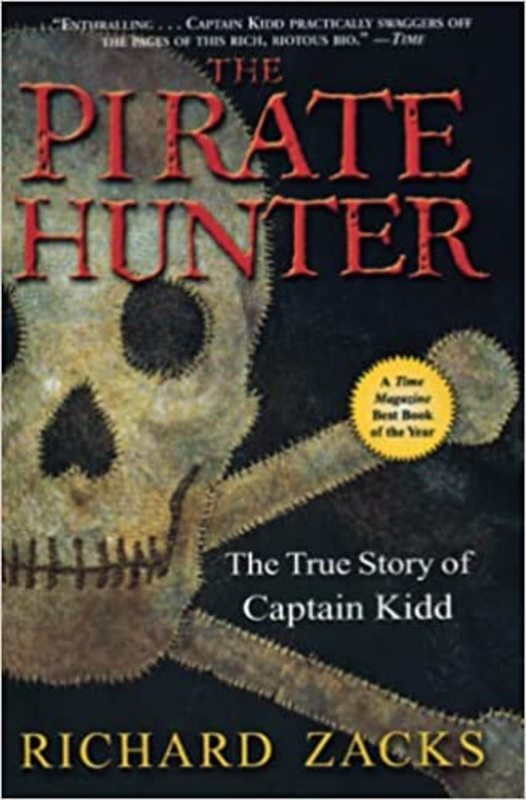Book cover for "The Pirate Hunter" by Richard Zacks