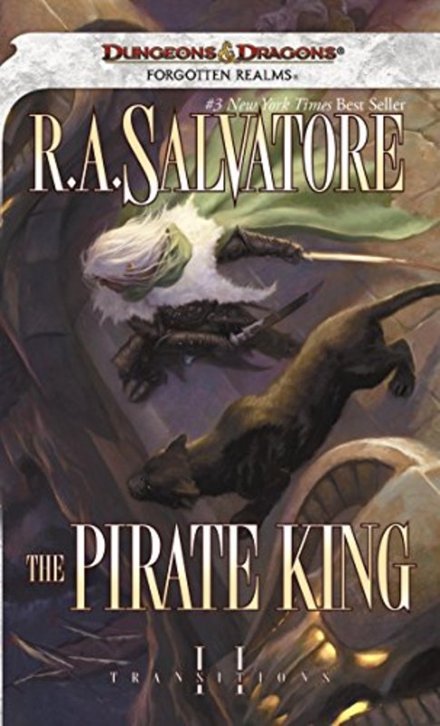 Book cover for "The Pirate King" by RA Salvatore