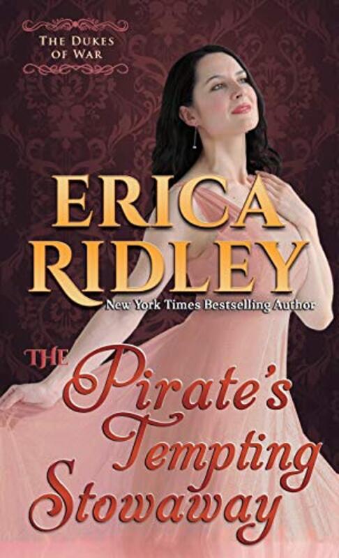 Book cover for "The Pirate's Tempting Stowaway" by Erica Ridley