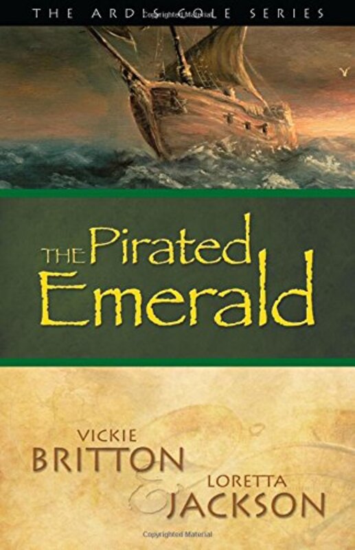 Book cover for "The Pirated Emerald" by Vickie Britton