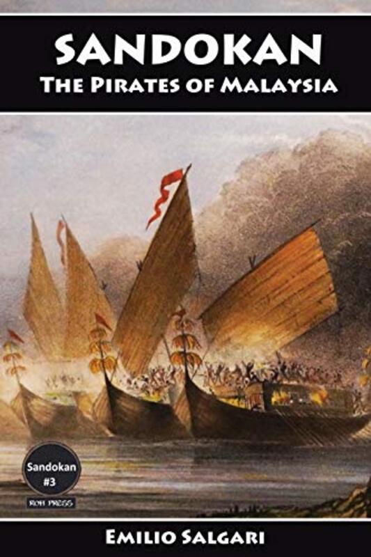 Book cover for "The Pirates of Malaysia" by Emilio Salgari