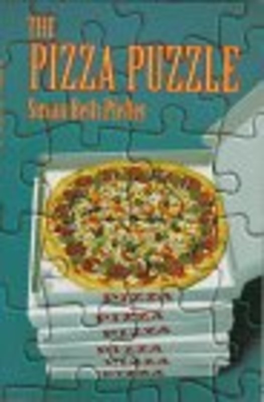 Book cover for "The Pizza Puzzle" by Susan Beth Pfeffer