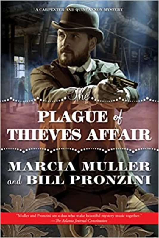 Book cover for "The Plague of Thieves Affair" by Bill Pronzini