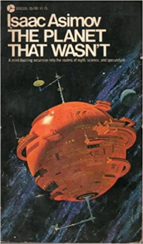 Book cover for "The Planet That Wasn't" by Isaac Asimov