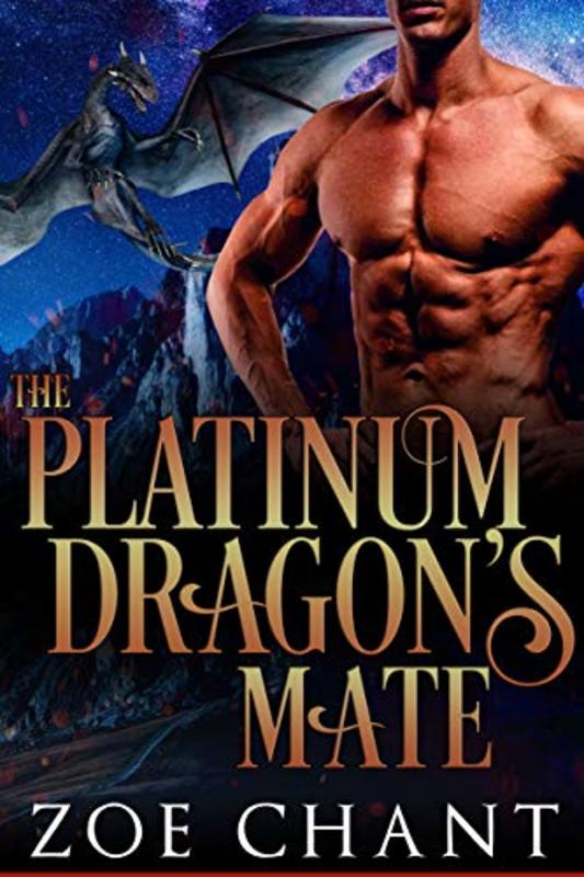 Book cover for "The Platinum Dragon's Mate" by Zoe Chant