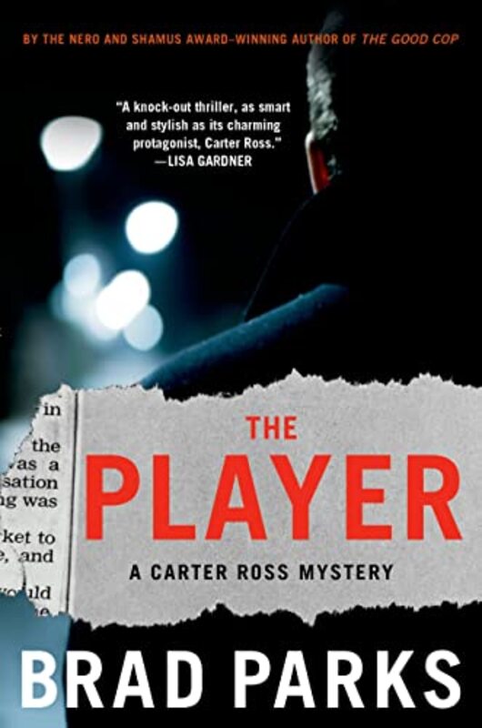 Book cover for "The Player" by Brad Parks