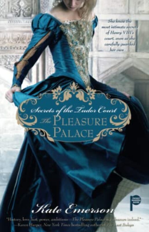Book cover for "The Pleasure Palace" by Kate Emerson