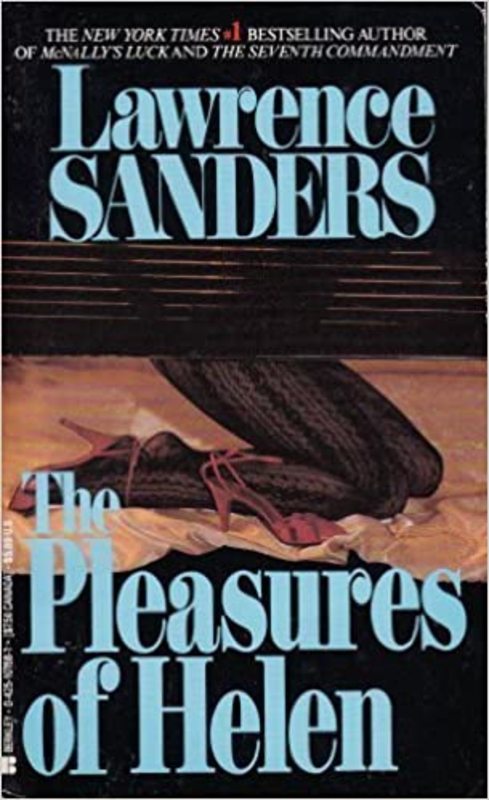 Book cover for "The Pleasures of Helen" by Lawrence Sanders