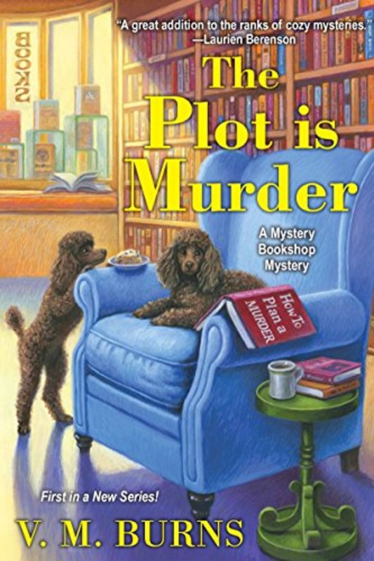 Book cover for "The Plot Is Murder" by Valerie VM Burns