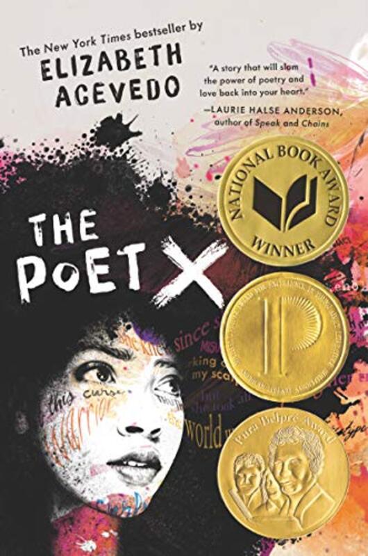 Book cover for "The Poet X" by Elizabeth Acevedo