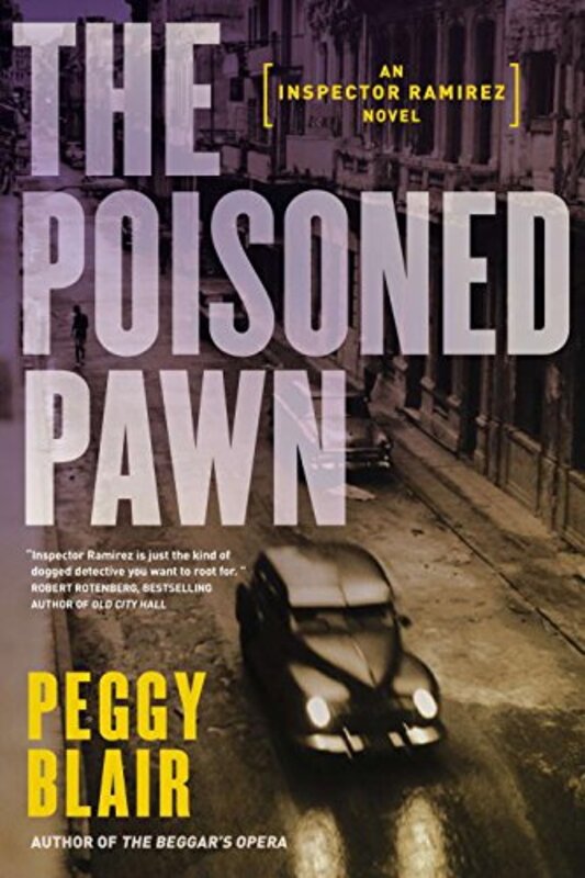 Book cover for "The Poisoned Pawn" by Peggy Blair