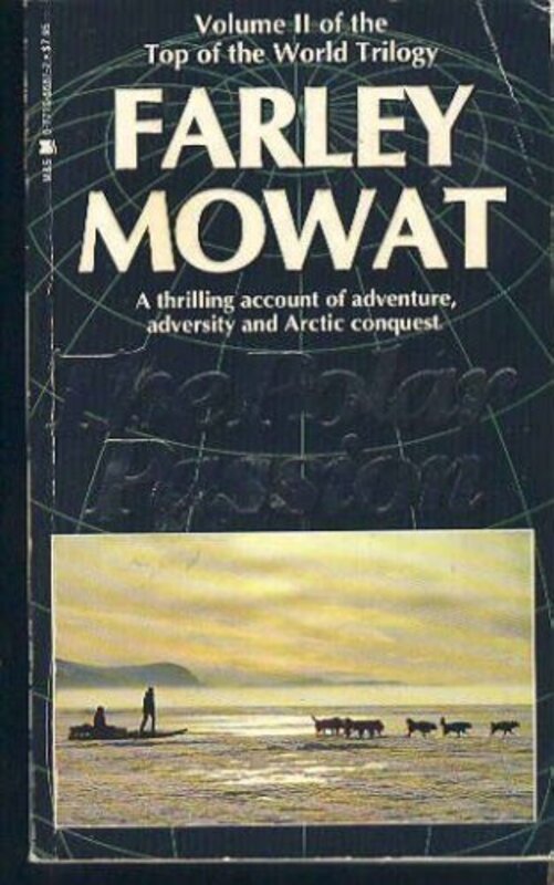 Book cover for "The Polar Passion: The Quest for the North Pole" by Farley Mowat