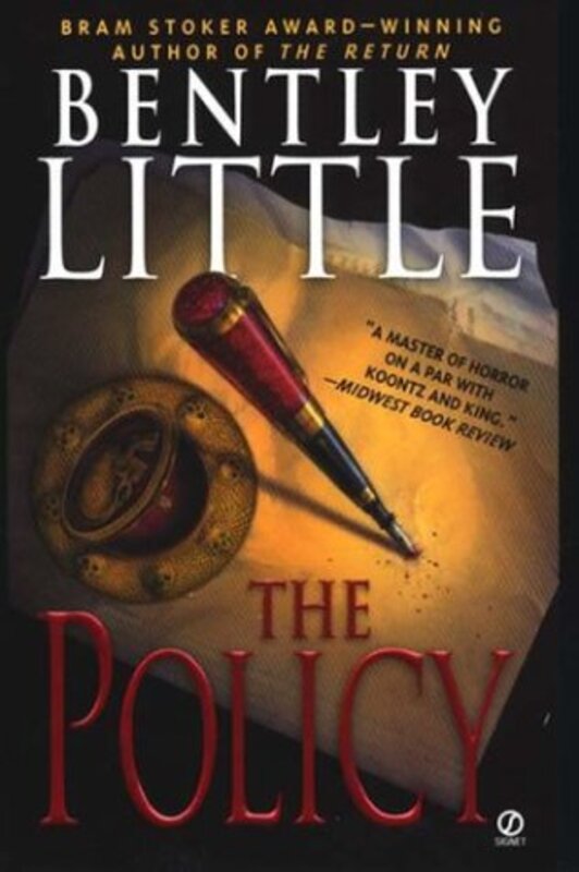 Book cover for "The Policy" by Bentley Little