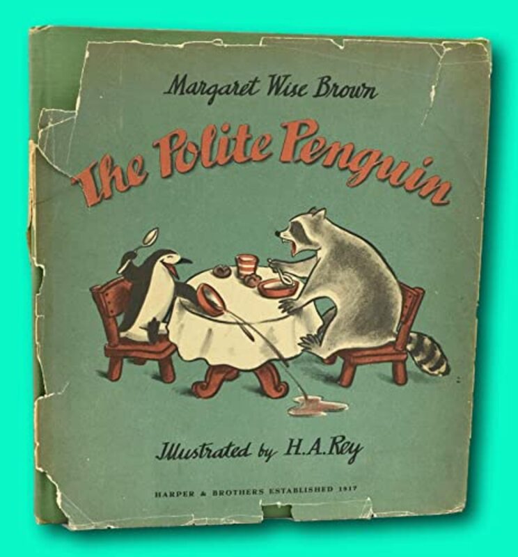 Book cover for "The Polite Penguin" by Margaret Wise Brown