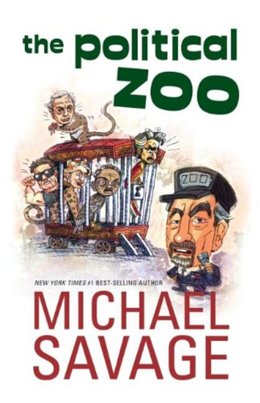 Book cover for "The Political Zoo" by Michael Savage