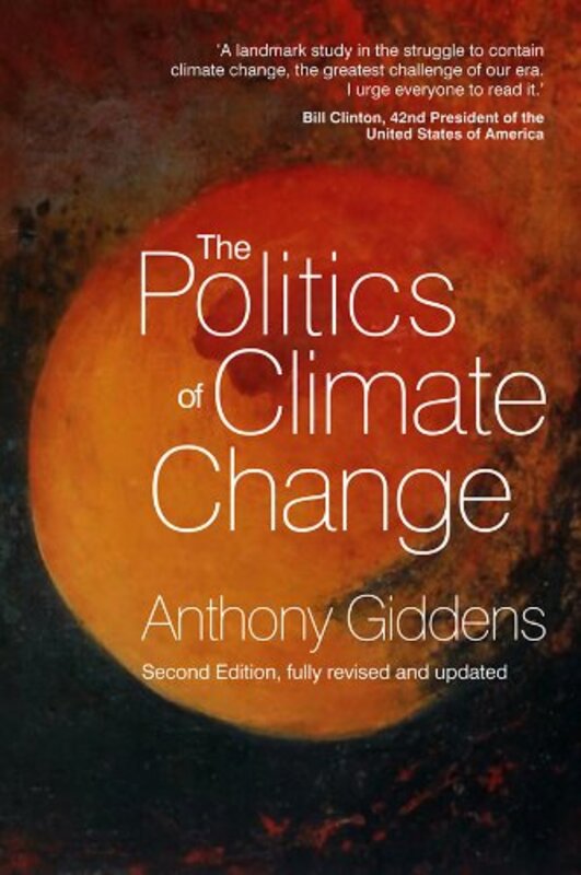 Book cover for "The Politics of Climate Change" by Anthony Giddens
