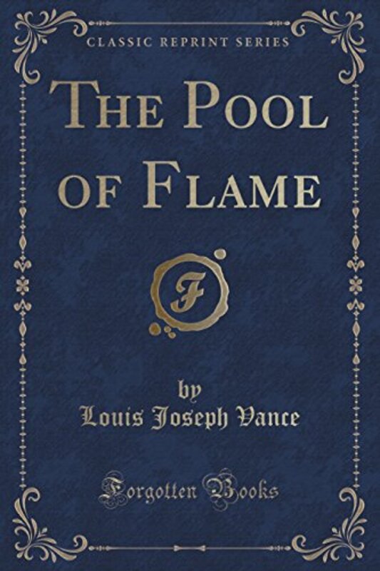 Book cover for "The Pool of Flame" by Louis Joseph Vance