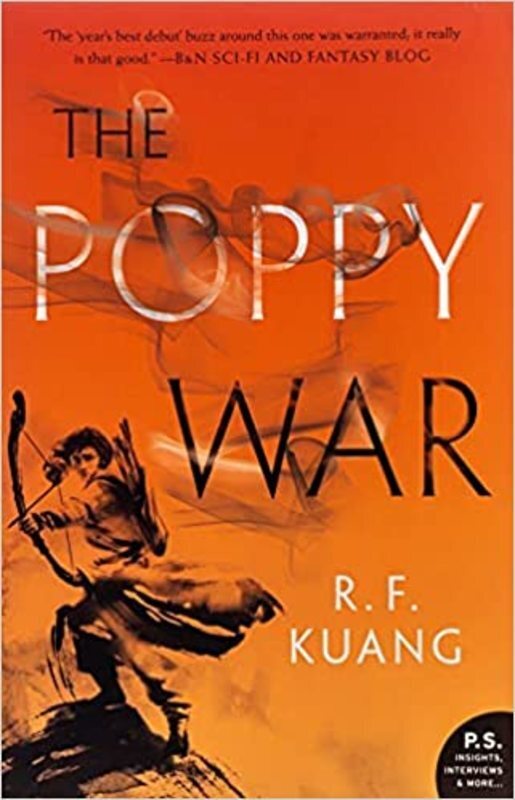Book cover for "The Poppy War" by R. F. Kuang