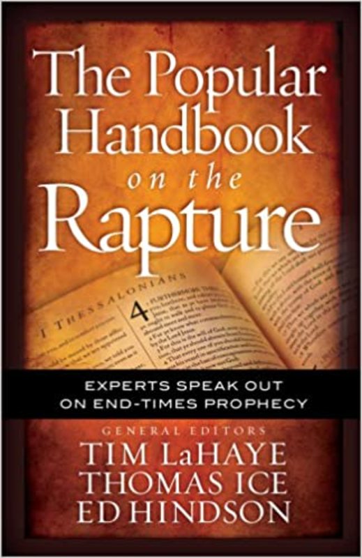 Book cover for "The Popular Handbook on the Rapture" by Tim LaHaye