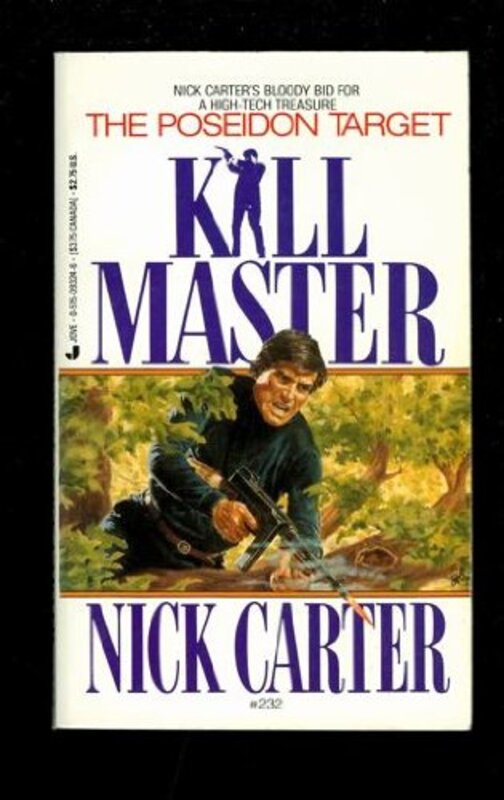 Book cover for "The Poseidon Target" by Nick Carter