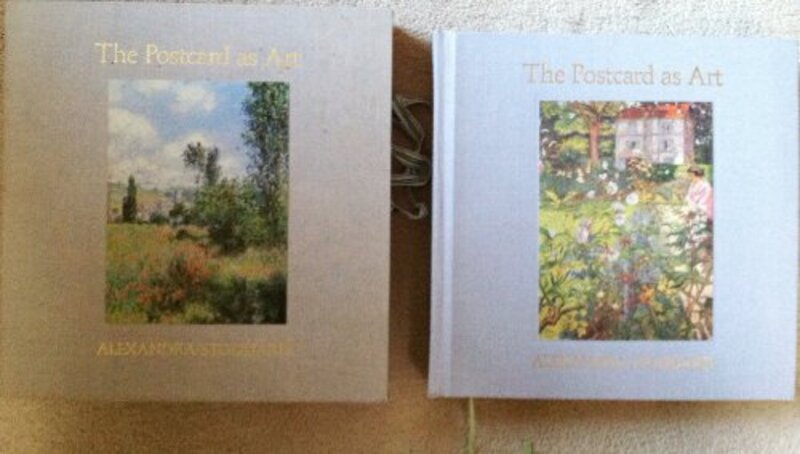 Book cover for "The Postcard As Art" by Alexandra Stoddard