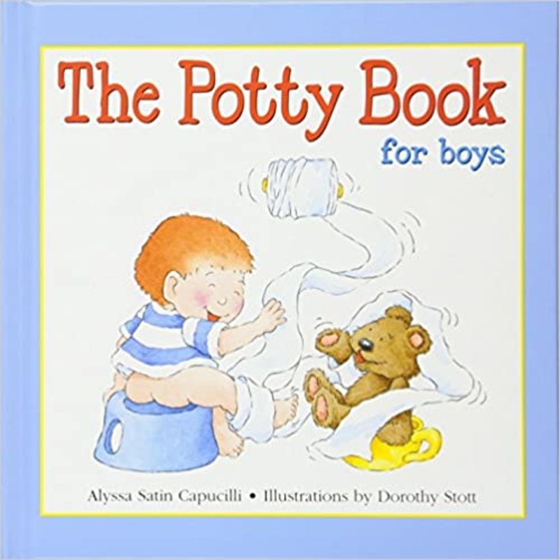 Book cover for "The Potty Book for Boys" by Alyssa Satin Capucilli
