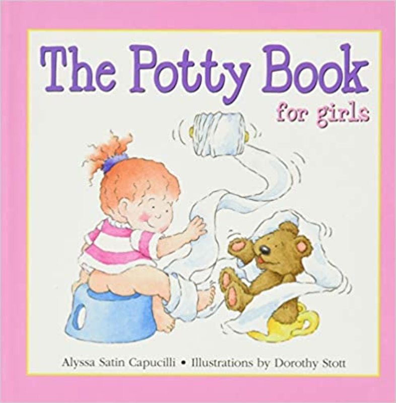 Book cover for "The Potty Book for Girls" by Alyssa Satin Capucilli