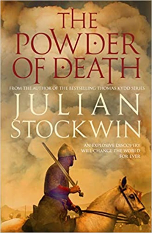 Book cover for "The Powder of Death" by Julian Stockwin
