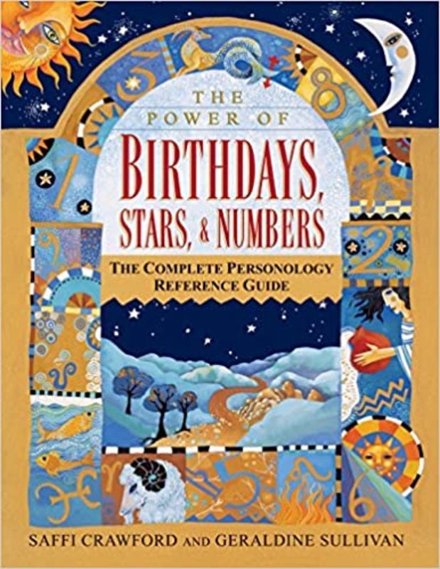 Book cover for "The Power of Birthdays, Stars & Numbers" by Saffi Crawford