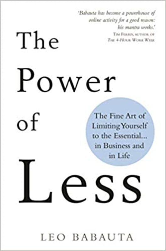 Book cover for "The Power of Less"