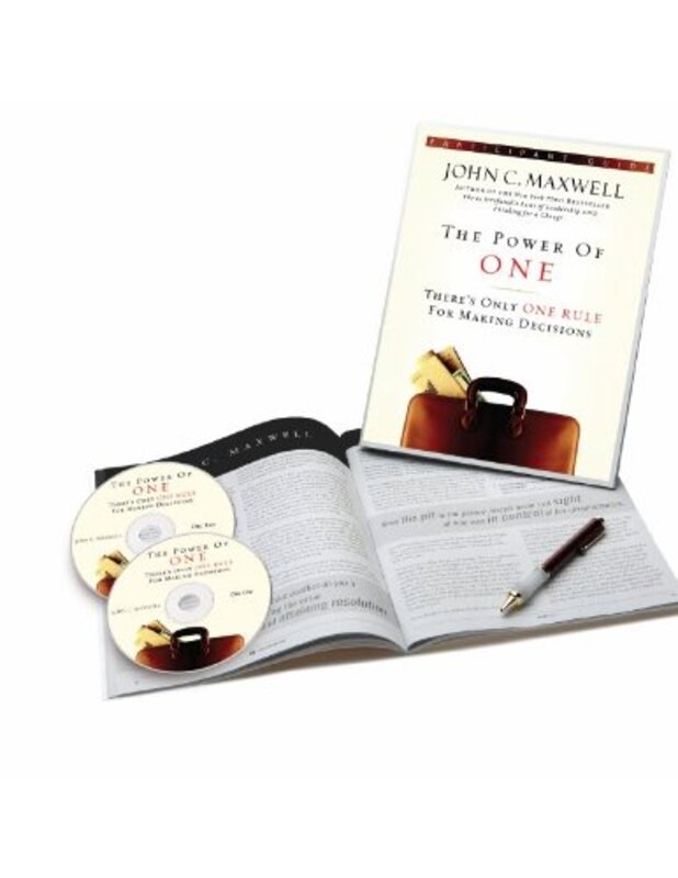 Book cover for "The Power of One Training Curriculum" by John C Maxwell
