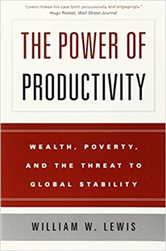 Book cover for "The Power of Productivity" by William W. Lewis