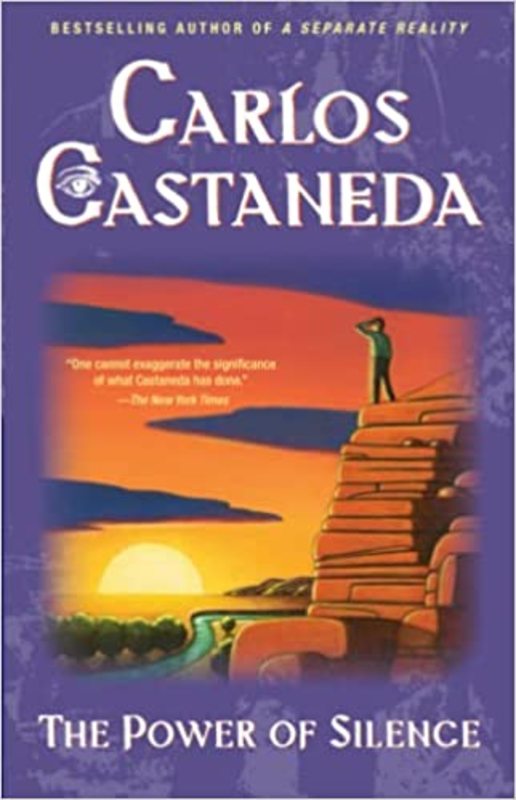 Book cover for "The Power of Silence" by Carlos Castaneda