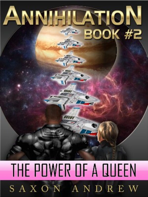 Book cover for "The Power of a Queen" by Saxon Andrew