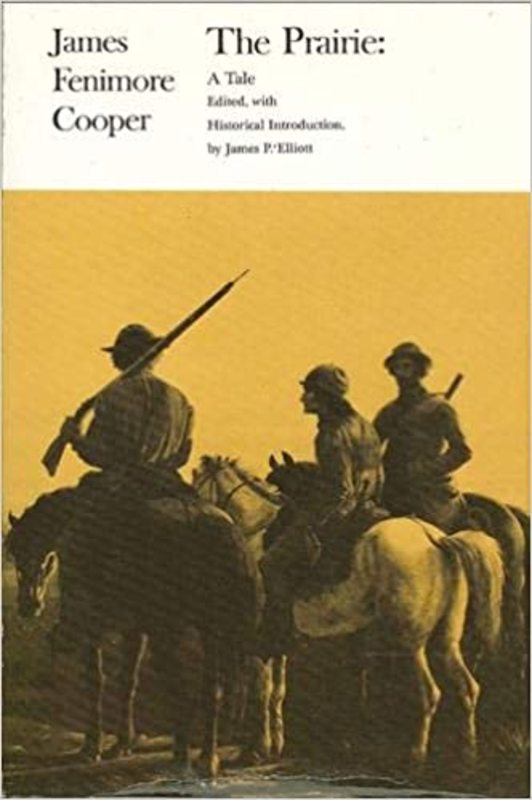 Book cover for "The Prairie" by James Fenimore Cooper