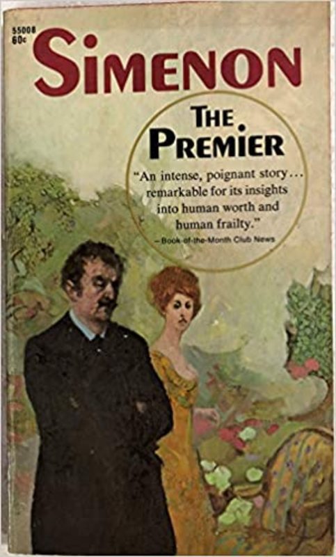 Book cover for "The Premier" by Georges Simenon
