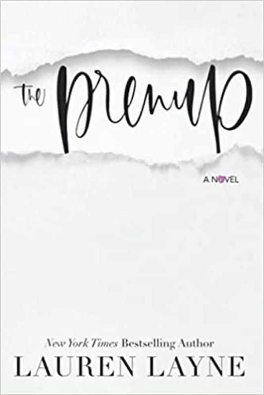 Book cover for "The Prenup" by Lauren Layne