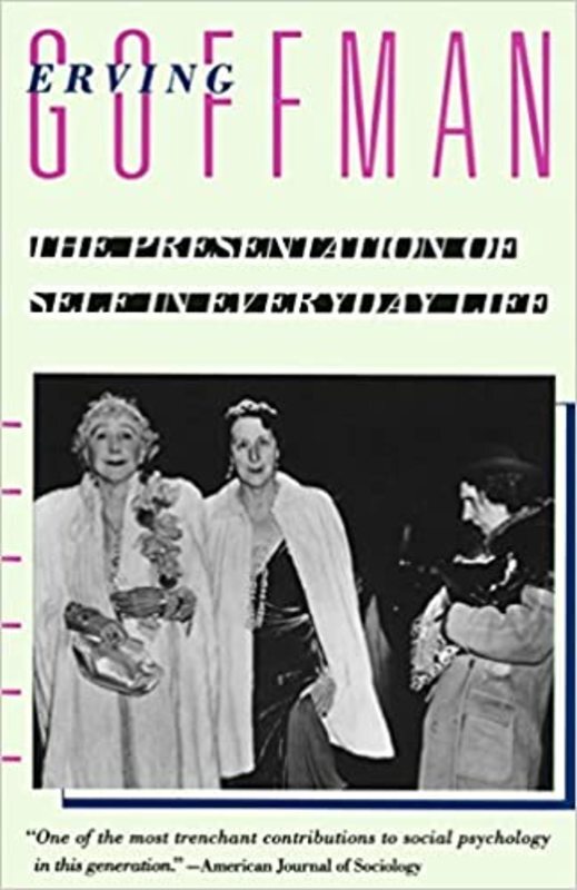 Book cover for "The Presentation of Self in Everyday Life" by Erving Goffman