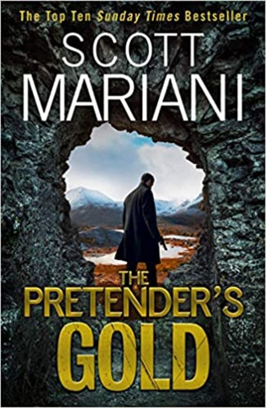Book cover for "The Pretender's Gold" by Scott Mariani