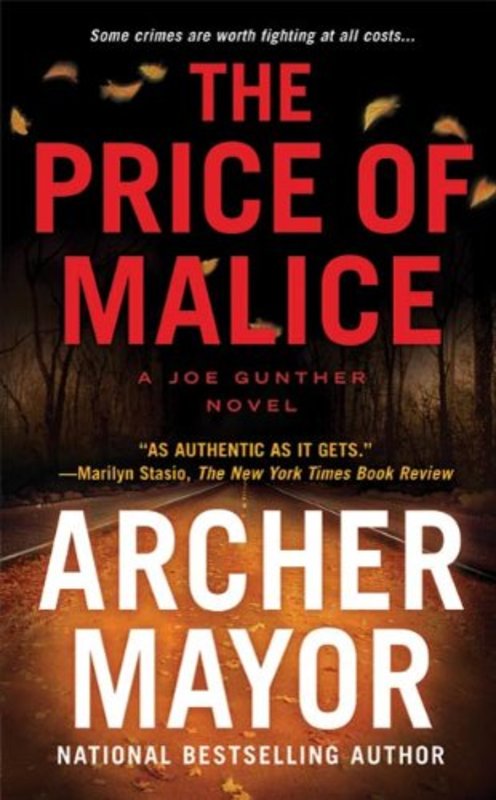 Book cover for "The Price of Malice" by Archer Mayor
