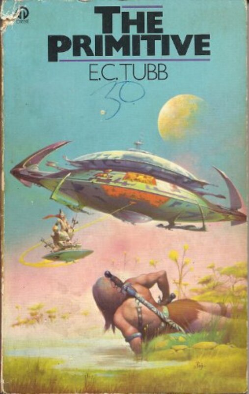 Book cover for "The Primitive" by EC Tubb