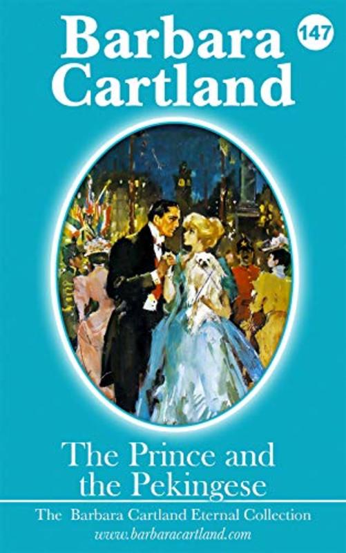 Book cover for "The Prince and The Pekingese" by Barbara Cartland
